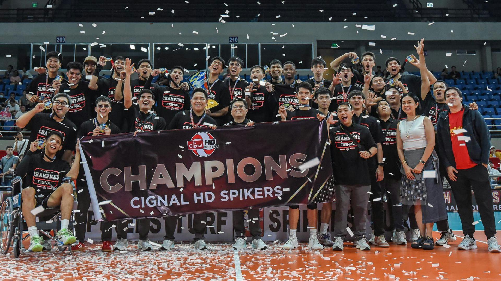 ‘Hungry for more’: Cignal eyes more championships after bagging eighth Spikers’ Turf crown